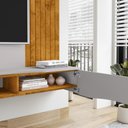 Ver imagem 4 de Painel Tv 65 Polegadas Litoral Naturalle Off-white