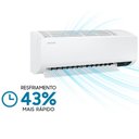 Ver imagem 4 de Ar-condicionado Split Quente e Frio Inverter 22000 BTUS AR24BS Samsung