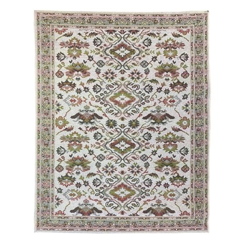 Tapete Sala Classico Oriental 200X250 Cm Tipo Belga 51 Cinza