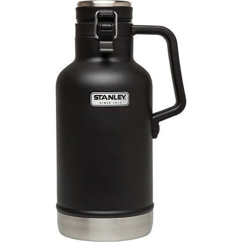 Garrafa Growler Térmico 1,9 Litros com Tampa STANLEY Classic Hammertone Verde