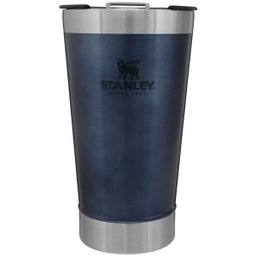 Copo Térmico Stanley para Cerveja ou Café com Tampa e Abridor Aço Inox Azul - 1