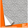 Papel de Parede 3D 33 Cinza Papel Decorativo - 4