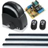 Kit Motor Portão Deslizante 1/3 Hp Slider Maxi Plus Cremalheira 4 metros - 127V - 1