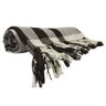 Manta Decorativa Cama King Bege com Marrom 2,55 x 2,35 m - 1