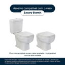 Ver imagem 4 de Tampa de Vaso Polipropileno Savary Branco para Bacia Eternit