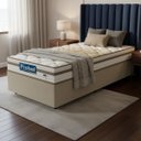 Ver imagem 4 de Cama Box + Colchão de Molas Ensacadas Double Face Pillow Euro Alfa Probel Solteiro 88 cm