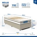 Ver imagem 4 de Cama Box com Colchão de Molas Ensacadas Double Face Pillow Euro Alfa Probel Solteiro 88cm