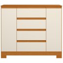 Ver imagem 2 de Cômoda Sapateira 04 Gavetas e 02 Portas Atena