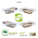 Ver imagem 5 de Cama de Casal Montessoriana Memphis  com Proteção Lateral Art In Móveis (sem Colchão)