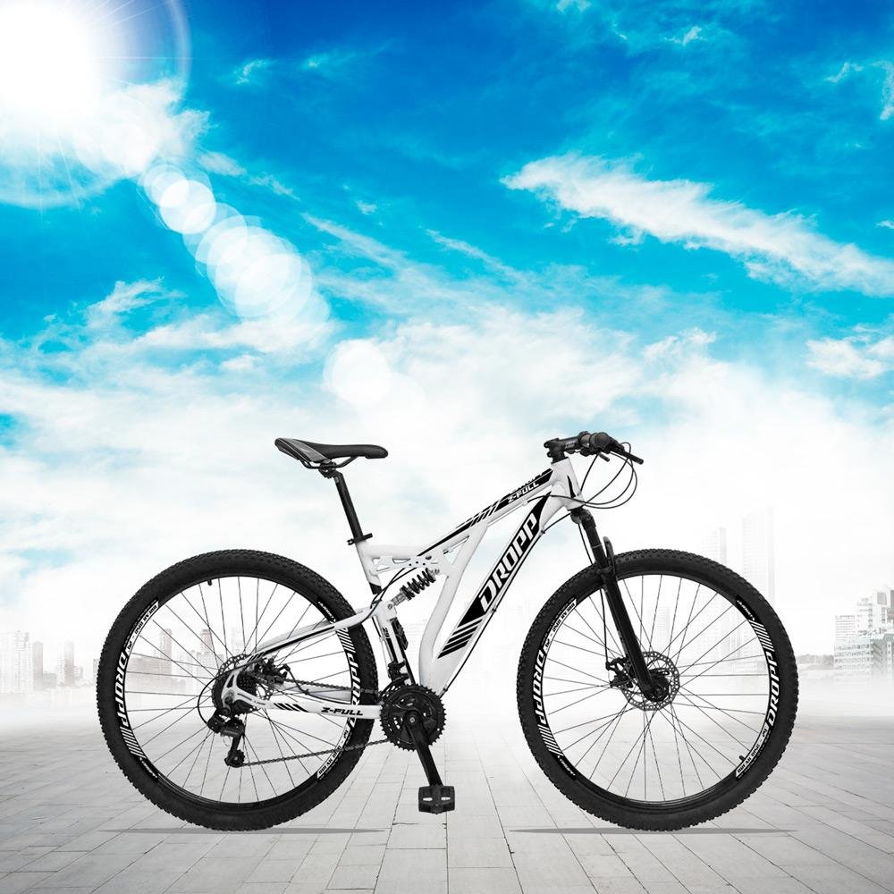 Bicicleta Z-FULL Aro 29 Quadro Alumínio 21 Marchas Câmbio Shimano Freio a Disco Hidráulico - - Branc - 2