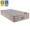 Ver imagem 2 de Cama Box Suede Solteiro + Colchão de Molas Ensacadas Ortobom Airtech Springpocket 88x188x65 Marrom