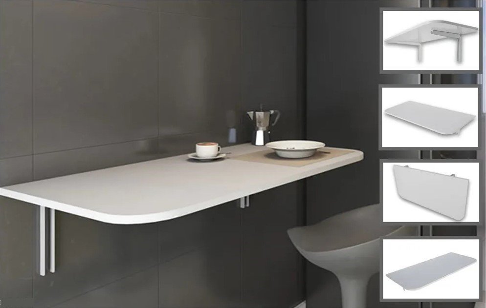 Mesa Dobravel Para Cozinha Moderna Redecore Mesa Multiuso | MadeiraMadeira