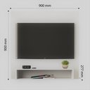 Ver imagem 3 de PAINEL PARÍS PARA TV DE ATÉ 32 POLEGADAS MALBEC MOVEIS HUMAGUI