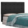 Cabeceira Tóquio para Cama Box Solteiro 90 cm Suede Preto - JS Móveis - 1