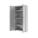 Ver imagem 2 de Armário Aço Escritório Fechadura 3 Prateleiras Ea303 Azul