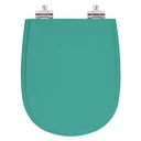 Ver imagem 1 de Assento Sanitario Poliester Com Amortecedor Paris Aquamarine Para Vaso Ideal Standard