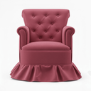 Ver imagem 6 de Poltrona Balanço Amentação Quarto Confortável Descanso Sala Leitura Suede:suede Rose