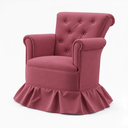 Ver imagem 2 de Poltrona Balanço Amentação Quarto Confortável Descanso Sala Leitura Suede:suede Rose