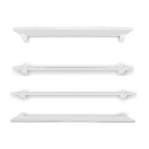 Kit 4 Prateleiras de Parede Mdf 60x20