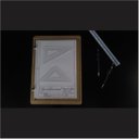 Ver imagem 2 de Par de Esquadro Acrilico Desenho Técnico 16 Cm -fenix