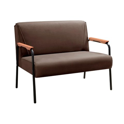 Namoradeira Jade Cor:Veludo Marrom 260