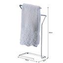 Ver imagem 4 de Porta Toalha de Rosto Mãos Para Bancada Banheiro Luxo - Cromado