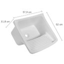 Ver imagem 3 de Tanque de Plástico 40l para Lavanderia Branco | Astra