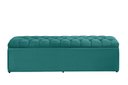 Ver imagem 1 de Calçadeira Baú Imperatriz 100 cm Suede Azul Tiffany