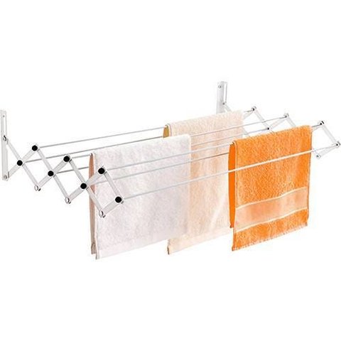 Varal Sanfonado 100X43 Aço Inox - Maxeb 6999