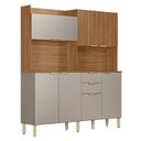 Ver imagem 5 de Kit para Cozinha Ambiente Pitaya Amêndola Nude Prime Tx - Demóbile