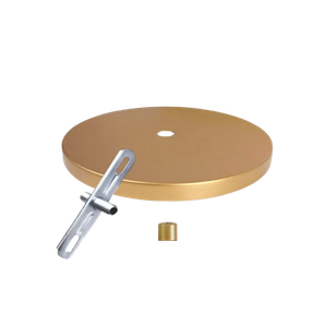 Canopla Alumínio Acabamento Pendente Lustre Luminária Tampa