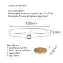 Ver imagem 4 de Canopla Alumínio Acabamento Pendente Lustre Luminária Tampa