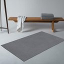 Ver imagem 1 de Tapete Veludo Cotelê Antiderrapante Chumbo 70x140cm