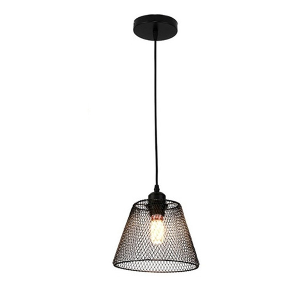 Lustre Abajur Cupula Pendente Metal Aramado Casa Decoraçao Quarto Sala Iluminaçao Teto Luz Lampada R