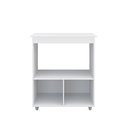 Ver imagem 3 de Balcão Multiuso 75cm Angela com 2 Portas 1 Nicho para Forno - Branco Móblis
