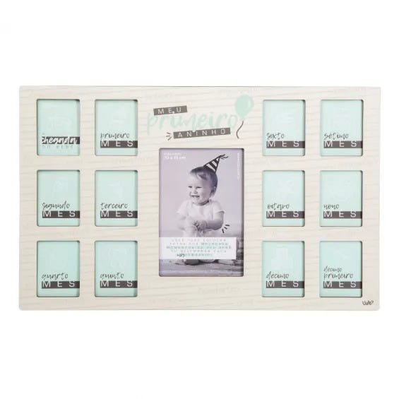 Decoração Outros Uatt -Porta Retrato Baby 12 Meses - 1
