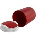 Ver imagem 5 de Lixeira 5 Litros Com Tampa Basculante Vai E Vem Prata