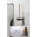 Ver imagem 4 de Escova Vaso Sanitário Privada Banheiro Suporte Parede Base Cerâmica