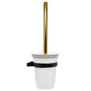 Ver imagem 1 de Escova Vaso Sanitário Privada Banheiro Suporte Parede Base Cerâmica