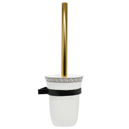 Escova Vaso Sanitário Privada Banheiro Suporte Parede Base Cerâmica - 1