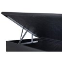 Ver imagem 4 de Cama Box Baú Solteiro Universal Courano Black (88x188x35) - Ortobom
