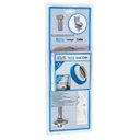 Ver imagem 1 de Kit Instalação para Bacia com Caixa Fixação Horizontal Roca/ In / Ce / Lo