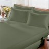 Lençol Avulso Buettner Queen Malha Verde Musgo com Elastico Image - 1
