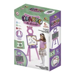 Quadro de Desenho 2 em 1 Dupla Face Girl - 2