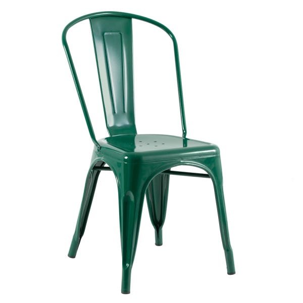 Cadeira Iron Tolix - Industrial - Aço - Vintage - 1