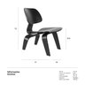 Cadeira Charles Eames LCW - Poltrona lounge - Preto - 5