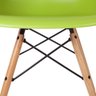 Cadeira Charles Eames Eiffel Daw - Verde Claro - Madeira Clara - 2