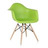 Cadeira Charles Eames Eiffel Daw - Verde Claro - Madeira Clara - 1