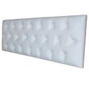 Ver imagem 4 de Cabeceira Casal Luna Corino Branco 140 x 60 RBL