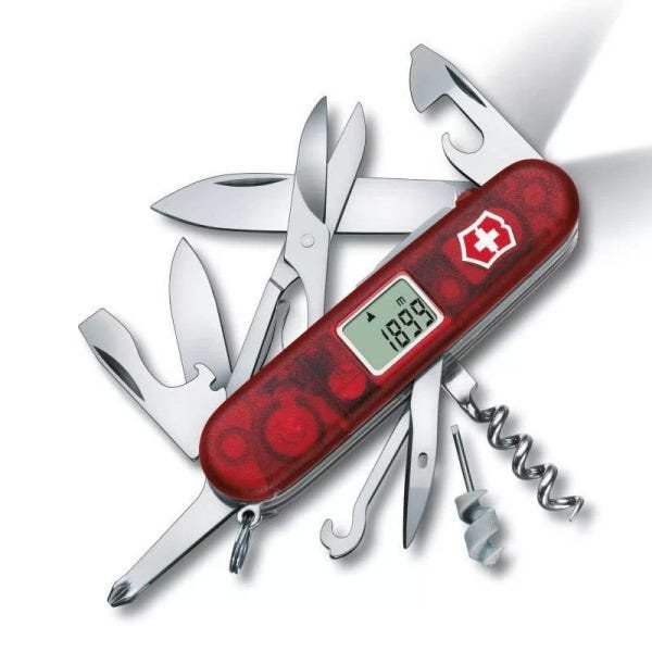 Canivete Victorinox Traveller Lite 30 funções vermelho translucido